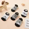 Arrival Spring and Autumn 5-Pack Baby Toddler Cartoon Animal Socks Akcesoria 210528