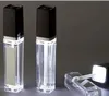 8ml LED light lip gloss container bottle with mirror on one face up