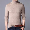 est trui mannen kleding winter dikke warme heren truien casual klassieke turtleneck cashmere trui mannen B0782 210518