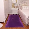 Pluche tapijt slaapkamer bont imitatiewol nachtkastje rechthoekige deken wasbare zitting kaptafel kussen34560362624325