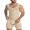 Body Shapers pour hommes Sous-vêtements modelants pour hommes Body sexy Slim Butt-lifting Abdomen Short Corset Jumpsuit Manches courtes Shapewear