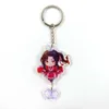 Tian guan ci fu keychain homem célean oficiais bênção chave chaveiro mulheres pingente chaveiro anel jóias cute chave titular metal brelok g1019