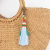 1pc 2019 Colorful Tassel KeyChains Key Ring Bag Hanging Gift Car Party Jewelry Bohe Style G1019
