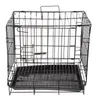 Kennels pennor 1 set folding dog kennel järntråd husdjur lådan praktiska skydd leveranser348w