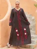 Etnische kleding Ramadan Turkije Moslimjurk Vrouwen gestreepte Abaya Marokkaanse Kaftan Islamitische hijab Djellaba Dubai Jilbab Eid Party Vestidos