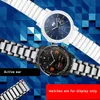 진주 밴드 블랙 화이트 세라믹 팔찌 Tic Smart Watch Accessories 교체 스트랩