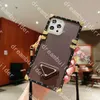 Fashion Phone Cases For iPhone 15 Pro Max Case 15 14 PLUS 12 12pro 13promax 11 14 pro max XR XSMax PU leather shell Samsung S23 S23P S23U NOTE 10 20 20U with Lanyard