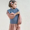 Soor Ploom Vintage fille tricoté manteaux et gilet belle douce enfants marque Design vêtements printemps enfant hauts 210619