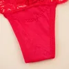 Calcinhas das Mulheres 5 pçs / Lotes Tangas Mulheres Sexy Laço Completo Transparente Underpants Cordas Eróticas Escavar Low-Rise Respirável Meninas Panty