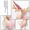 50 cm roze rendier herten eland poppen speelgoed kerst decoratie ambachtelijke cadeau thuis huis xmas ornament 2022 jaar decor navidad 211019