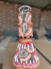 Narghilè in vetro Bong 3D Animal Design Bong in vetro fatto a mano Bong di carattere Pipa da fumo Olio Dab Rig Ciotola da 14 mm