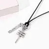 Punk 21 Twenty One Piloten Rock Band Skeleton Kettingen Hanger Koord BFF Best Vriend Ketting Voor Mannen Dames Muziek Hip Hop Sieraden G220310