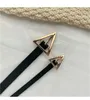 Belts Belt Female Triangle Gold Buckle With Suit Dress Waist Simple Ins Wind For Women Luxury Designer Brand