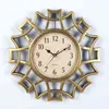 10 pouces horloge murale abstraite nordique Vintage chiffre géométrique horloge murale Quartz moderne maison Design mur fournitures décoratives H1230