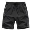 8XL Mens Kläder sommar Storstorlek Shorts Snabbtorkad andningsbyxor Bermuda Man Zip Pocket Plus 6XL Män 210629