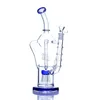 Congélable Bong Recycler Dab Rigs Grands Bangs En Verre Conduites D'eau Verre Épais Bongs D'eau Tabac Narguilés Avec Bol De 14mm