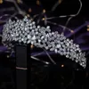 Tiaras and HADIYANA Brillante Exquisite Women Wedding Hair Accessories Jewelry Crown Cubic Zirconia BC5713 Corona Princesa