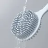 Multifunctional Silicone Bath Brush With Long Handle Double-sided Back Scrubber Bathtub Brush Skin Massage Health Shower Tool 210724