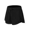 Дышащие короткие спортивные шорты для женщин Летняя антиэкспозиция Йога Шорты растягиваются стройные бегущие фитнес-брюки для женщин