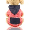 الكلب الملابس الملابس التمويه جرو هوديي معاطف لينة الحيوانات الأليفة جاكيتات الشتاء الصغيرة قميص الكلاب البلوز الحيوانات الأليفة اللوازم 6 تصاميم YWY1512