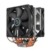 Dissipateur thermique de refroidissement CPU, 3 broches, 2 ventilateurs, 4 caloducs, pour Intel 775 1150 1151 AMD