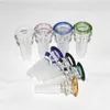 Hookahs Glass Slides Bowl Pieces Bongs Bowls Funnel Rig Accessories Ceramic Nail 10mm 14mm 18mm Male Heady Smoking Water pipes dab rigs Bong Slide