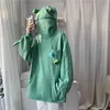 Мужские модные толстовки Hipep FrOG Толстовки с капюшоном повседневная сплошной цвет осенние пуловеры 2021 женские трекие