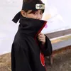 Naruto akatsuki cloak japanska anime kläder cosplay kläder röd moln mantel