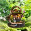 DIY Totoro Spieluhr montiert pädagogisches Spielzeug für Erwachsene Geburtstagsgeschenk Fantasy Forest Candy Cat Figuren handgefertigte Spieluhr 210319