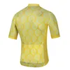 Zitronenpro -Team Radsport Jersey gelber Sommer Radfahren Verschleiß Mountainbike Kleidung Fahrrad Kleidung MTB Bike Radfahren Kleidungskleidung Fahrrad Tops