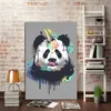 1p cute animais de parede impressão impressão em canvas arte criativa cartaz decoração de casa pintura panda