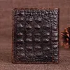 Leather Crocodile Mens Wallet Casual Skin Male Purse Vintage High Quality Portfolio for Men Designer Cuzdan5327828