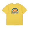 Erkekler Kadınlar Casual Noah T Gömlek İlkbahar Yaz Sarı Turuncu Pembe Torch Gül Baskı Pamuk Hip Hop Noah Üst Tees T-Shirt C0325