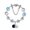 Bright Stars Opal Charm Strands Pan 925 Silver Armband DIY Creative Personality Star Jewelry Whole8920103