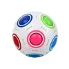 Magic Rainbow Ball Cube Fidget Juguete Anti estrés Relieve Puzzles Fútbol Funny Mano Game Brain Teaser Juguetes educativos para niñas Boys Regalo de Navidad