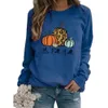 Felpe con cappuccio zucca di Halloween modello stampato camicetta felpe autunno inverno pullover casual leopardo abbigliamento capispalla CGY87