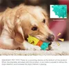 Hond Chew Speelgoed Agressieve Chewers Interactieve Grappige Puzzel Puppy Ballen met Bite Touw 4 in 1 Molar Squeaky Bouncing Traktatie LLF11708