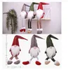 Hang been Kerst Zweedse beeldjes Handgemaakte Kerstmis Gnome Faceless Pluche Pop voor Ornamenten Giften Kinder Kerstmis Decoratie