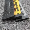 2021 Cintura in vita trasparente trasparente in PVC industriale moda Cintura in tessuto di nylon tela gialla nera8974908