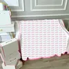 Pink Home Одеяла сна Открытый Путешествия Взрослые Шали Домашний Кондиционер Одеяло без коробки