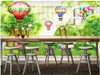 Custom murals wallpapers 3d photo wallpaper Modern Beautiful cartoon forest tree balloon pastoral style children's room mural painting wall papers decoration