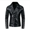 Punk Rock DJ Stage Faux Leather Men Coat High Quality Rivet Motorcyle Jacket Jaqueta Motoqueiro Chaqueta Cuero Men039s Fur 2837703