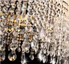 LED الإبداعية كريستال الثريا لغرفة الطعام تصميم الذهب شنقا مصباح فاخر ديكور المنزل الإضاءة الداخلية 2021 بريق كريستال