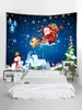 Arazzo natalizio Babbo Natale sfondo appeso a parete arazzo decorazione natalizia articoli per la casa 210609