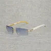 مصمم فاخر عالي الجودة النظارات الشمسية بنسبة 20 ٪ خصم على جميع المباراة بوفالو بوفالو للقرن العشوائي مربع الخشب الطبيعي لركوب النادي ظلال رجعية gafas 012n