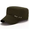 Caps Snapback Spring Autumn Cotton Hats Military para manchas de moda de tamanho ajustável masculino Sports Casquette de Casquette Wide Brim