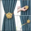 Andere Dekor Garteneuropäischer Stil Magnetischer Vorhang Ball Krawattengurt Clip Koreanischer Schmuck Gebundene Blumenschnalle Home Decor Drop Lieferung 2021 Ytpo