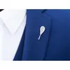 10pcs/lot Silver Badminton Tennis Racket Lapel Pin Brooches Shirt Badges Suit Brooch Collar Pins Men&Women Jewelry Accessories