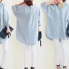 Mulheres Blusas Camisas Outono Casual Algodão Linho Branco Blusa Mulheres 2021 Loose Plus Size Camisa Manga Longa Tops e Blusas 6081 50