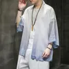 Neploha 2022 Men039s Ice Silk Cardigan Coat Sunscreenカジュアル特大の中国スタイルジャケットマン服ファッションジャケット6884647